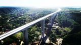 G69银白高速公路甜永段天宁沟特大桥1（亚洲第二高墩，最大墩高163米，荣获2020年度“四川土木工